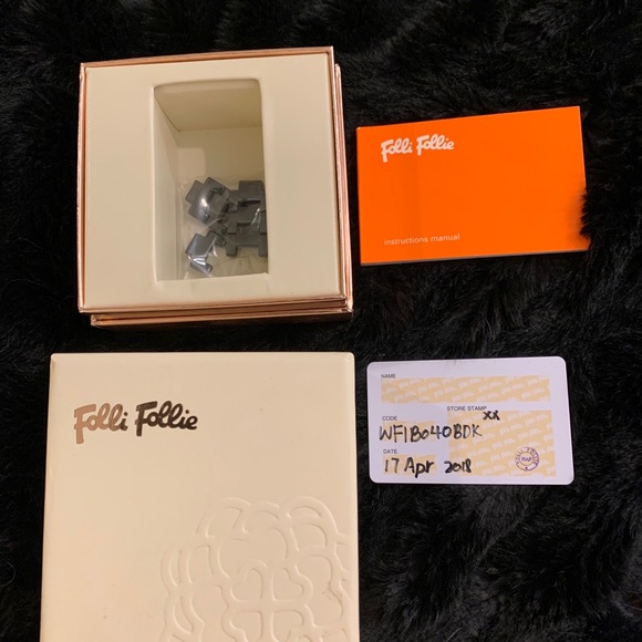 Folli Follie Womens Watch Black Rose Gold - Picture 5 of 5